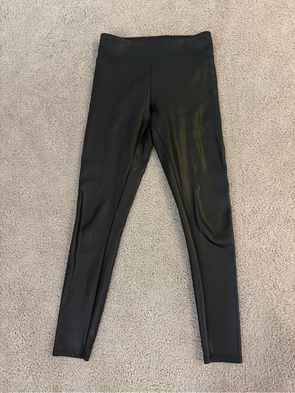 Express Women’s Black Faux Leather Leggings